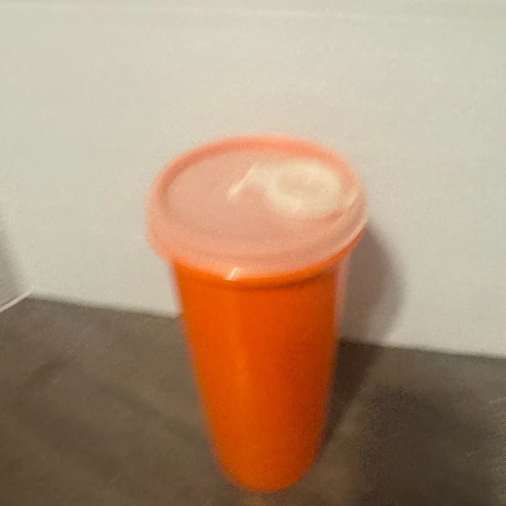 Bright Orange Tumbler with Lid